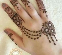 Arabic Style Mehndi Designs