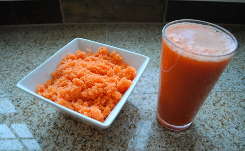 Never mix carrot and orange juice!